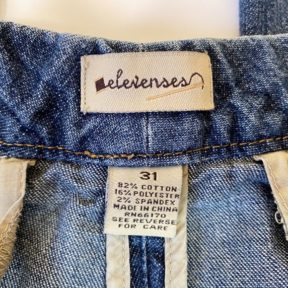 Anthro Elevenses Wide Leg Trouser Jeans sz 31 - Picture 9 of 9